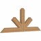 Ekena Millwork Saratoga Timber Gable Bracket, Western Red Cedar, 72"W x 30"H x 3 1/2"D x 5 1/2"F, 10/12 Pitch GBW072X30X0406SAR00SWR - alternate 5